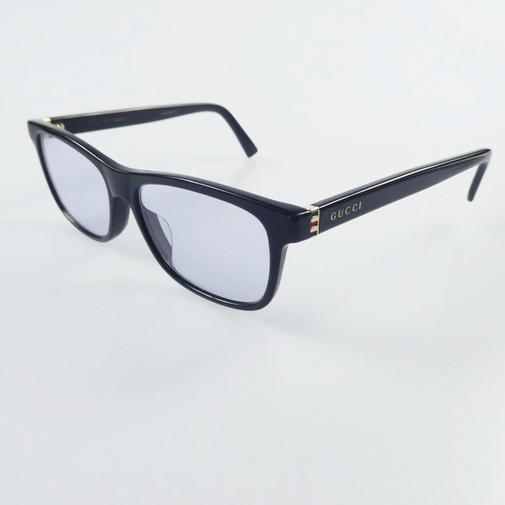 Gucci Rectangular Transparent Sunglasses Black - image 1